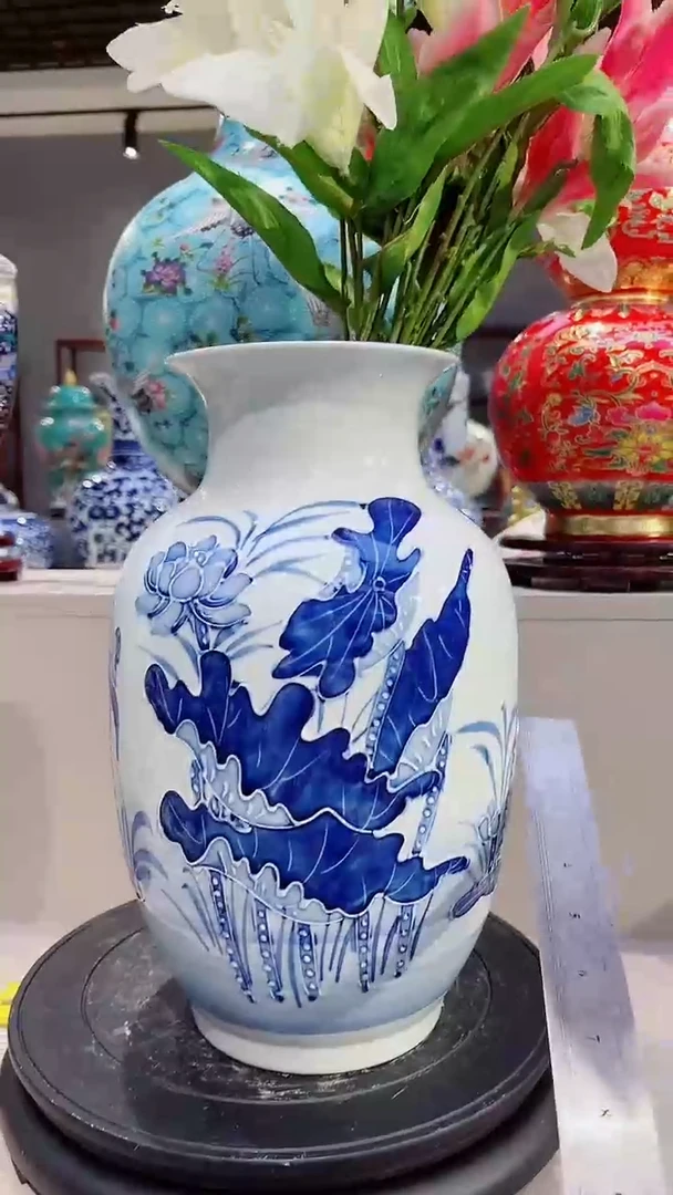 摆件景德镇陶瓷花瓶