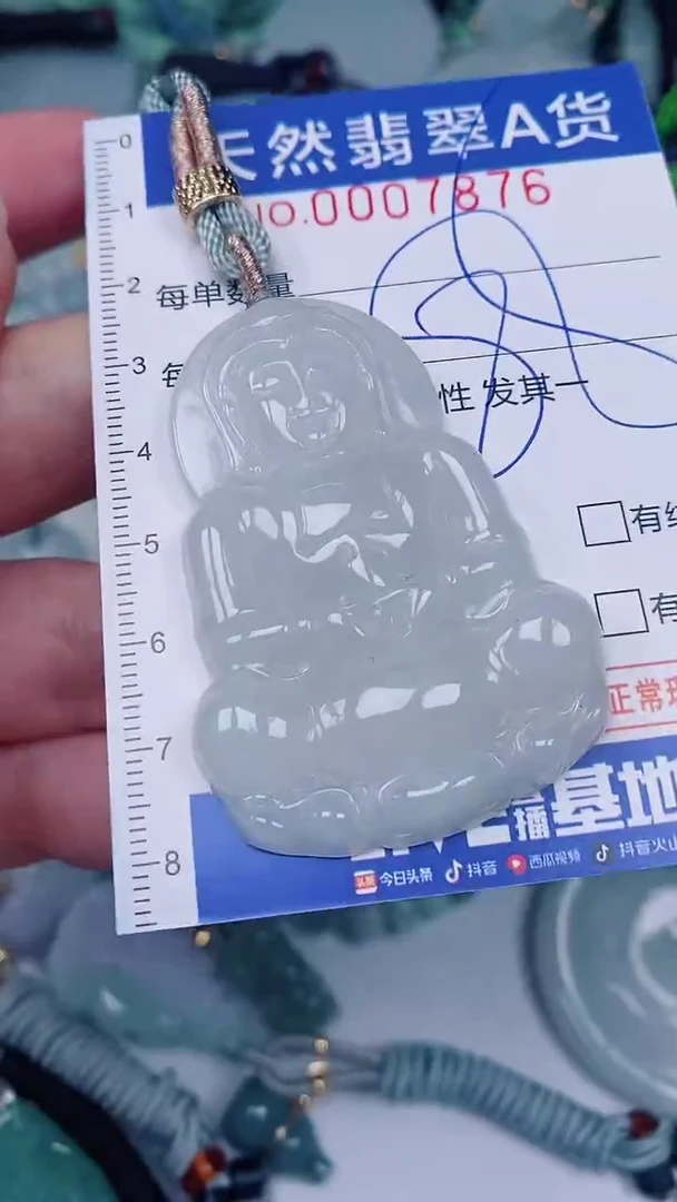 翡翠未镶嵌颈饰00007876