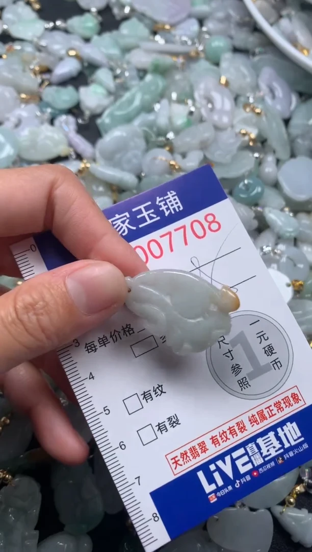 颈饰未镶嵌翡翠7708