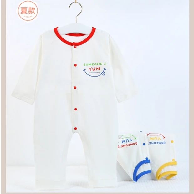 94158-库比鼠开心夏天长袖闭裆哈衣