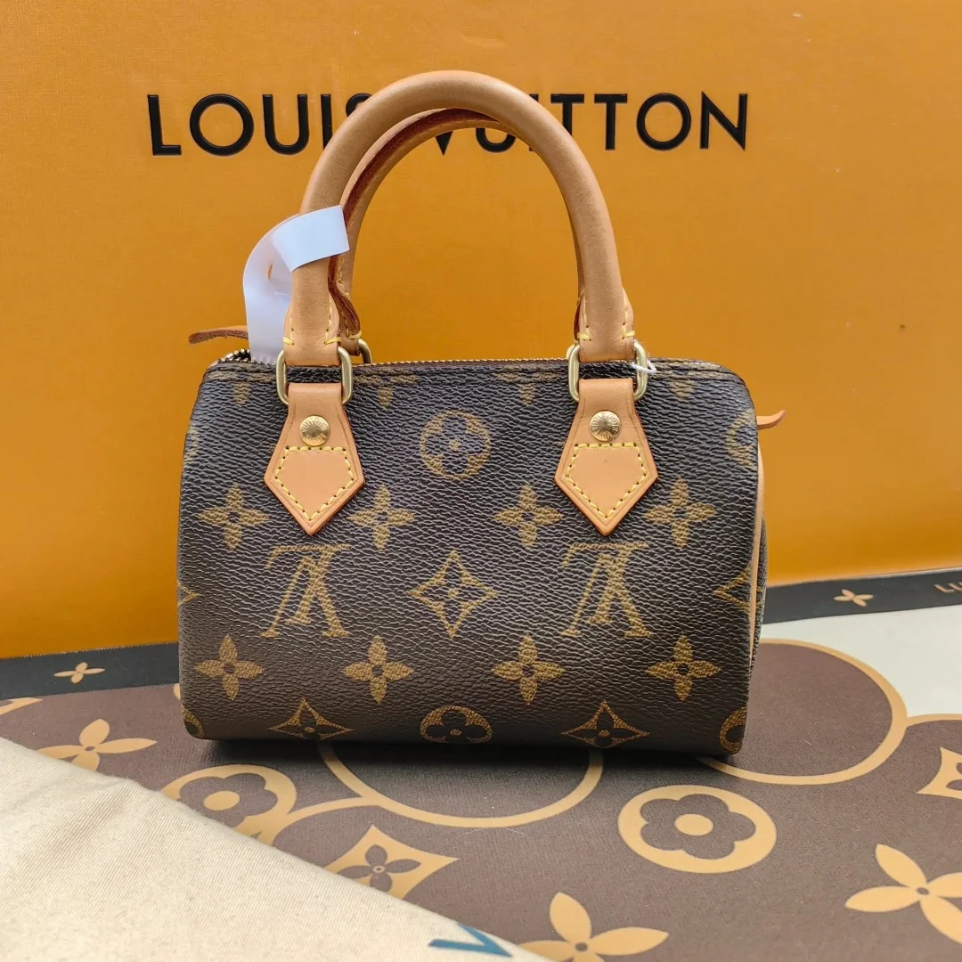 95新 LouisVuitton/路易威登 丫头/Sp nano mini/枕头包/配皮换新