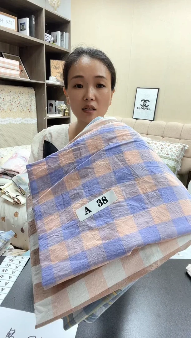 纯棉纯棉枕套一对*37