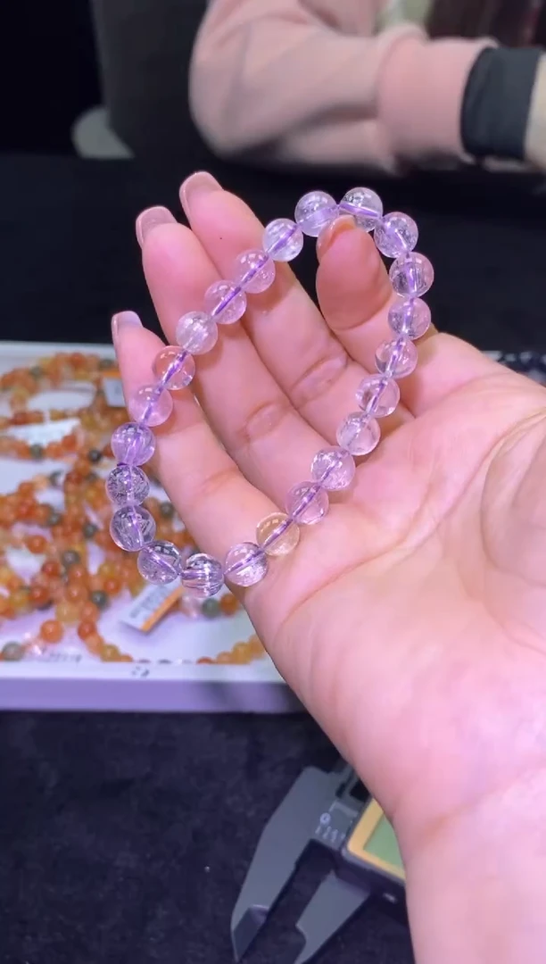 未镶嵌锂辉石单圈毕业级冰透拉丝紫锂辉-A06-多样性发其一