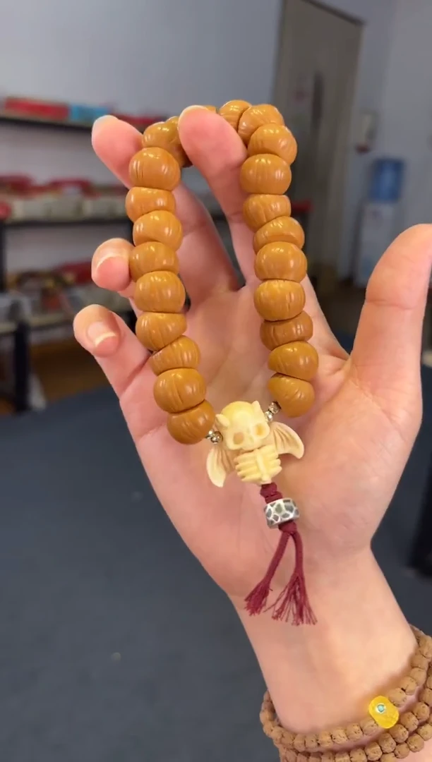 吊坠菩提根/象牙果猴头土豪大肠【喜恶同因】