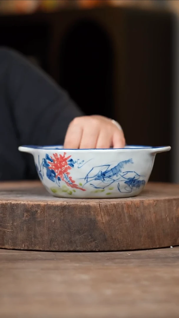 瓷片景德镇高温釉下彩（食品级）