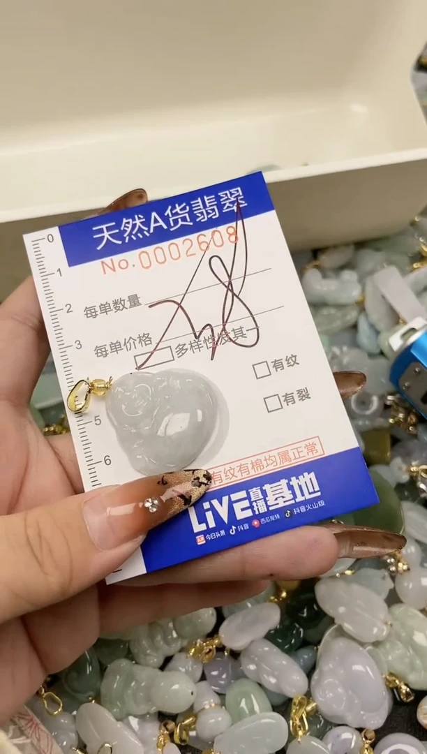 【闪购商品】翡翠颈饰未镶嵌天然A货翡翠