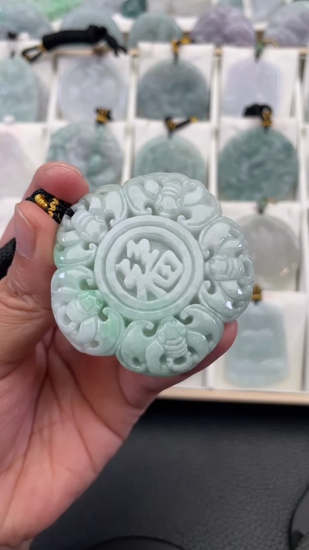 颈饰未镶嵌翡翠天然缅甸翡翠A货282