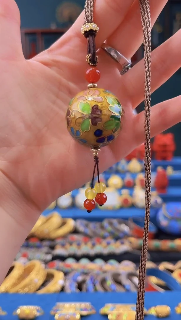 非遗景泰蓝3.0珠子 金