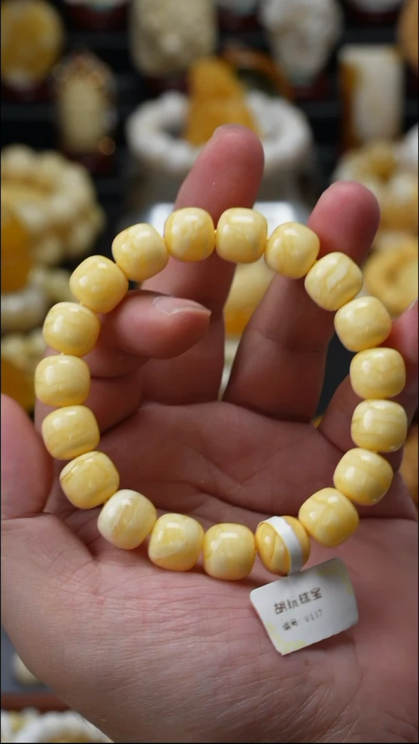 手链琥珀未镶嵌原矿天然琥珀蜜蜡