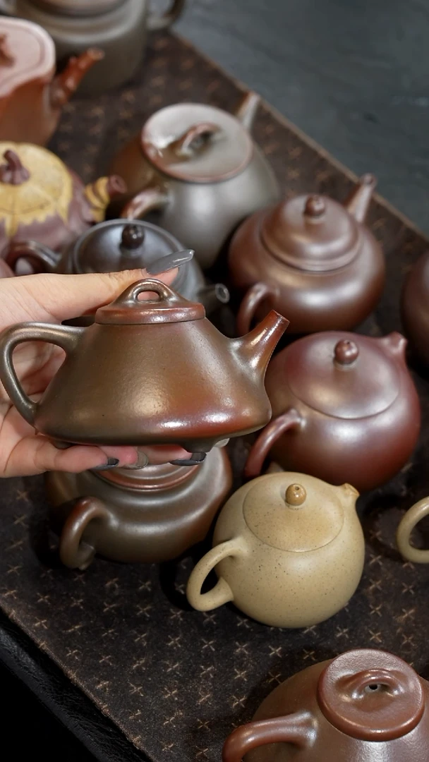 茶壶紫砂柴烧底槽清子冶170cc