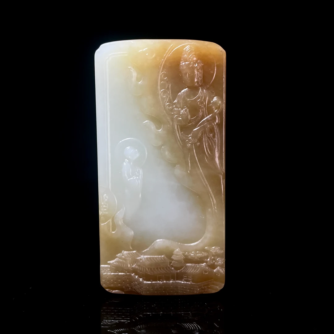 A28-一心向佛 和田玉