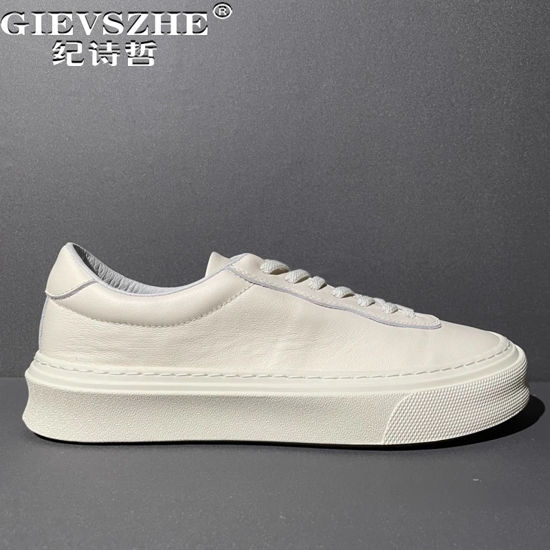 纪诗哲男鞋潮流时尚透气运动鞋子男款轻便舒适小白鞋轻奢百搭板鞋