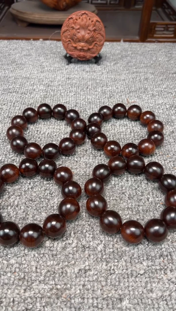 柏木（崖柏）2.0圆珠凤血金 瓷化料 香味浓郁 天花板级