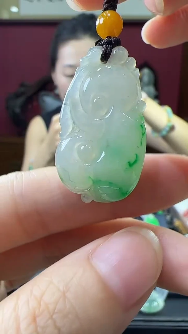 未镶嵌挂件翡翠如意包挂