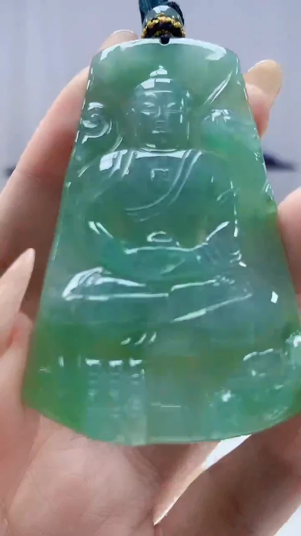 未镶嵌定制翡翠4917DD-毛货挂件185