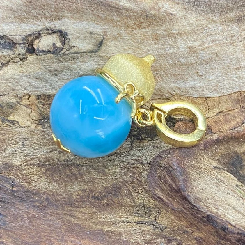 海纹石葫芦吊坠【小北质检】ZJK20Z42多样性发一