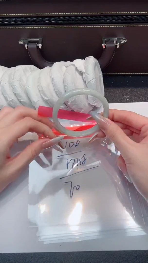 未镶嵌手镯翡翠默认有瑕，no退换-104