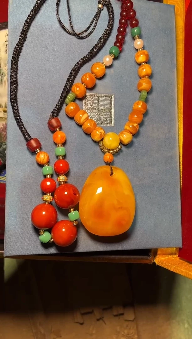 【闪购商品】蜜蜡颈饰未镶嵌雅琪精品精品链接64