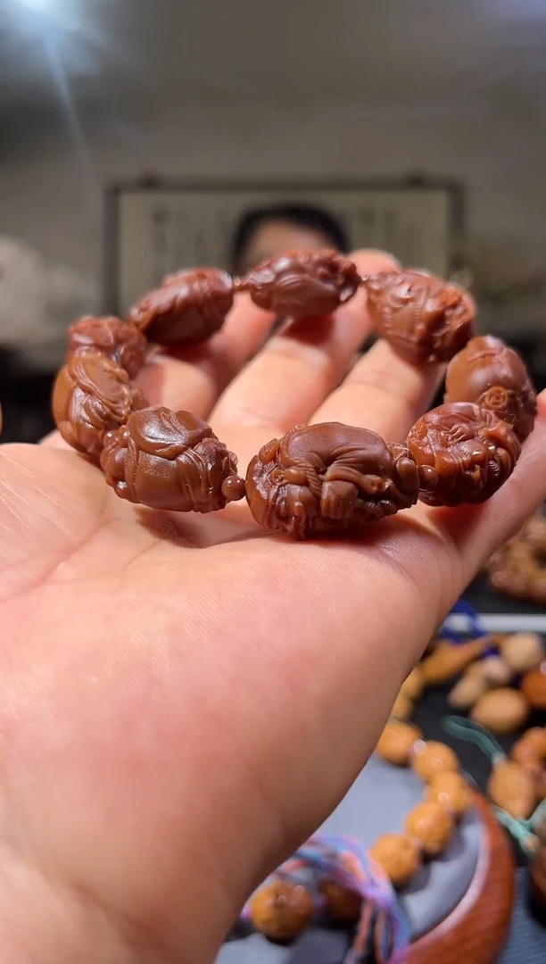 手串橄榄核老核财神手串