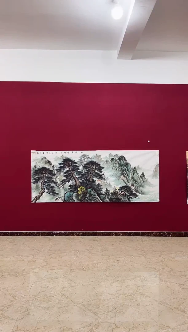 国画今**雪师文娟的国画作品