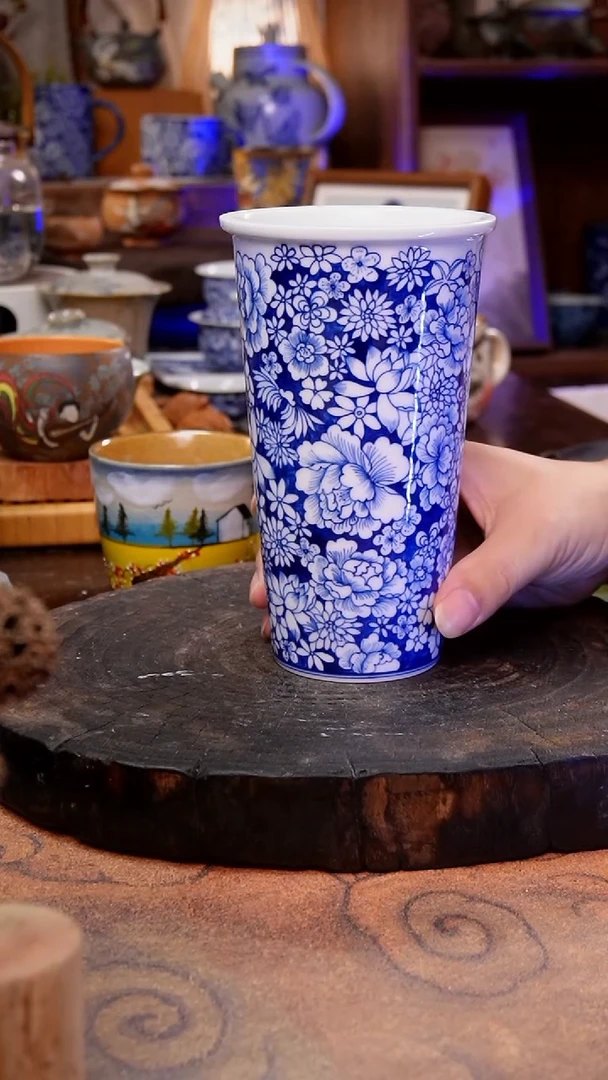 杯子万花手工手绘手工手绘