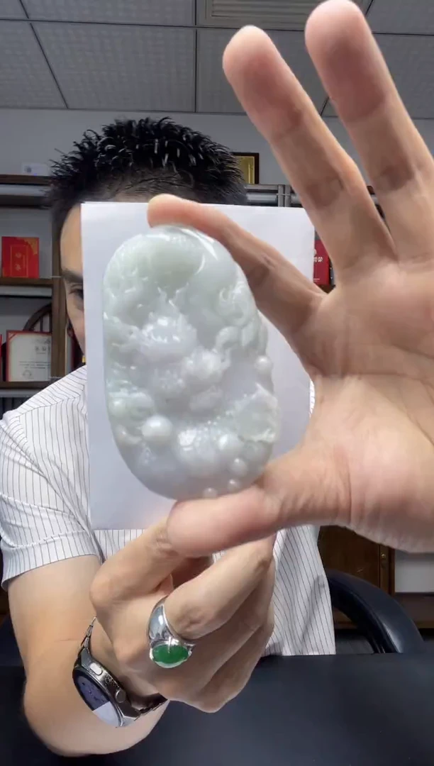 吊坠(不含链)未镶嵌翡翠天然A货翡翠多样性发其一JYZY-10.9-24