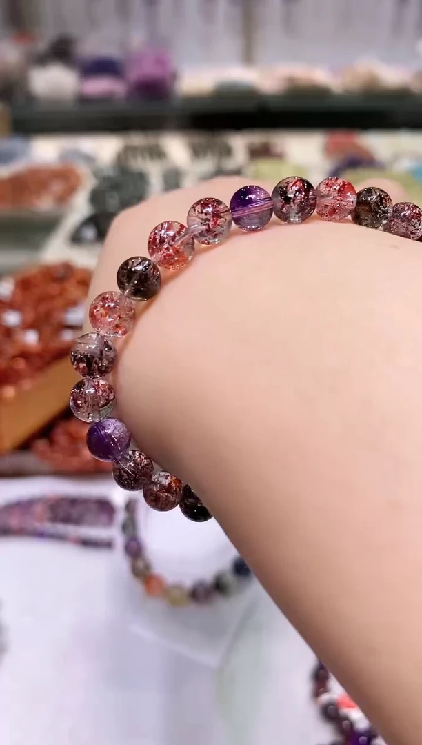 未镶嵌手链水晶多样性发其一超七7+