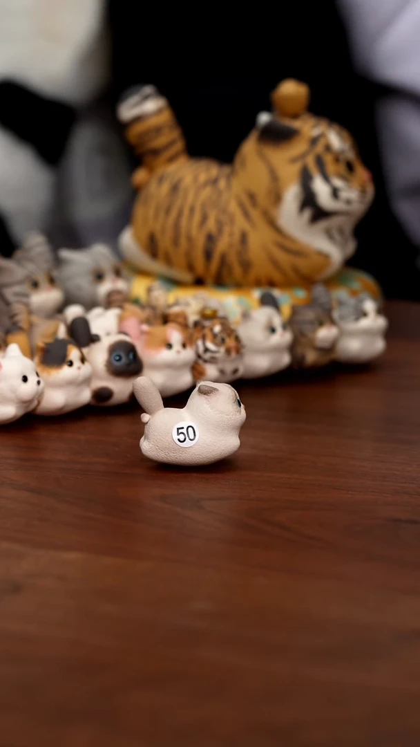 紫砂摆件null的猫猫