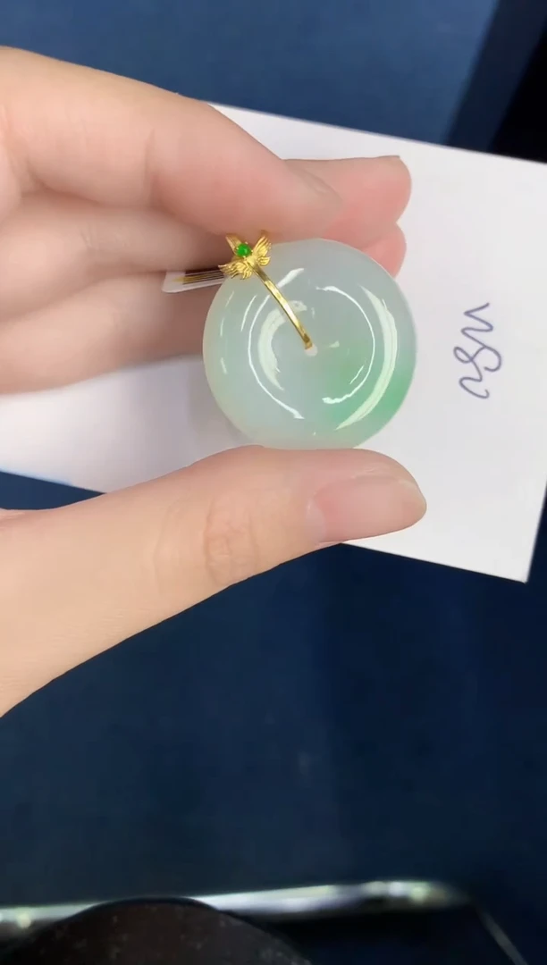 【闪购商品】翡翠颈饰18K金镶嵌000000000