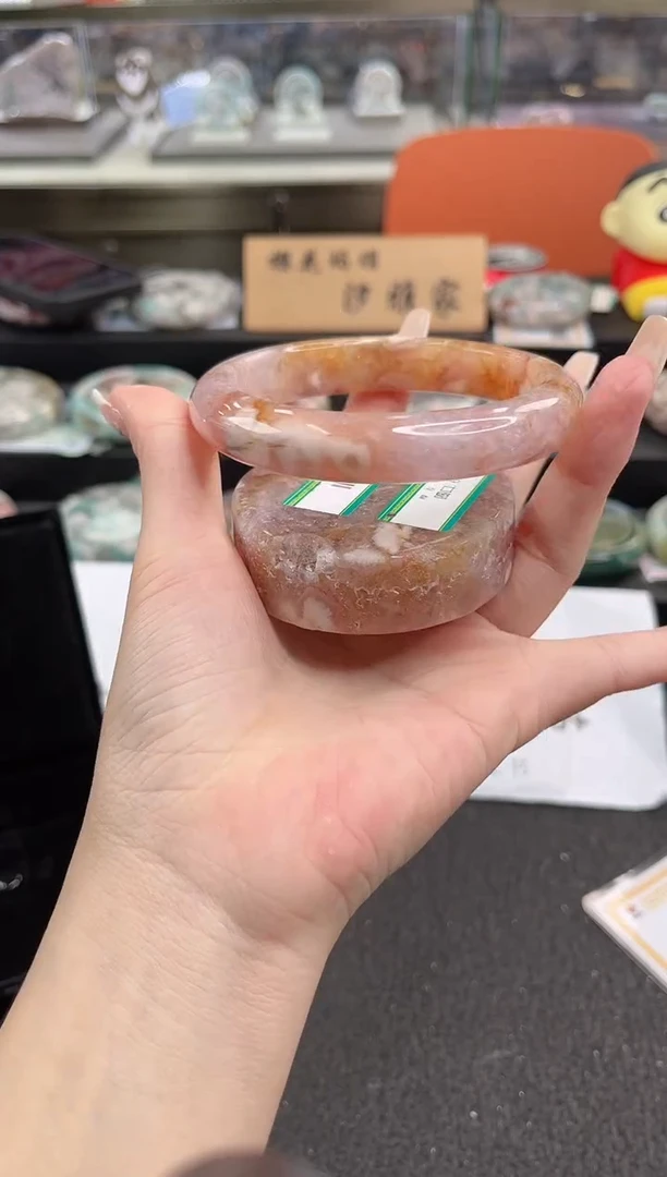 未镶嵌手镯石英质玉67圈口（赠品镯心）642865