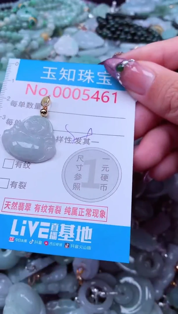 吊坠(不含链)未镶嵌翡翠5461