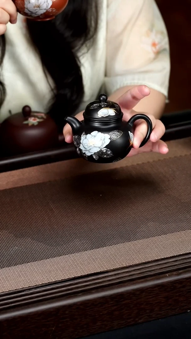 茶壶紫砂安*儿宜兴无添加紫砂壶