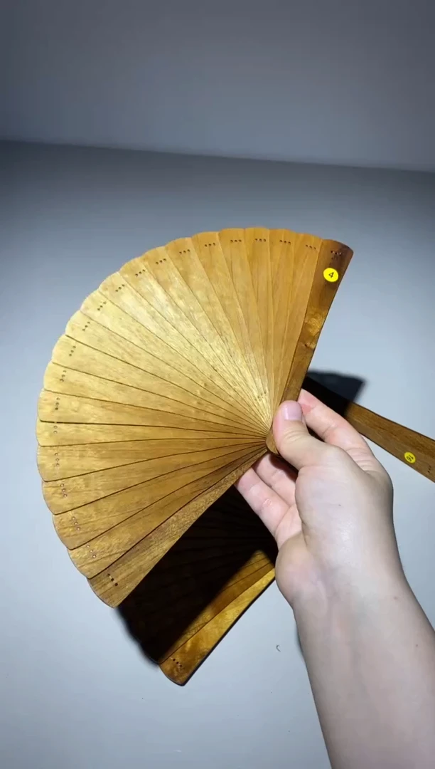 金丝楠16cm金丝楠木小叶桢楠扇4