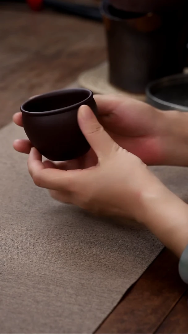 茶壶紫砂紫泥主人杯