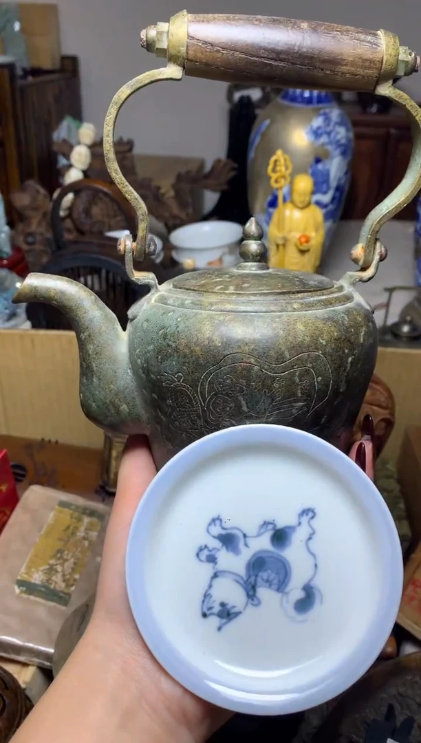 紫砂盖碗瓷器默认微瑕瓷器