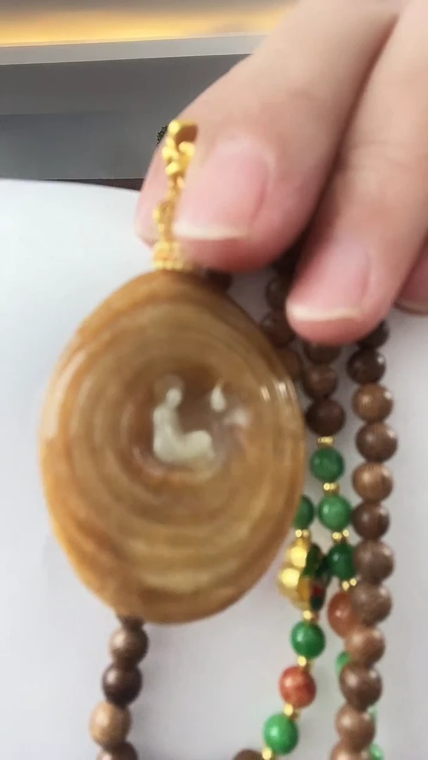 颈饰未镶嵌翡翠悟道