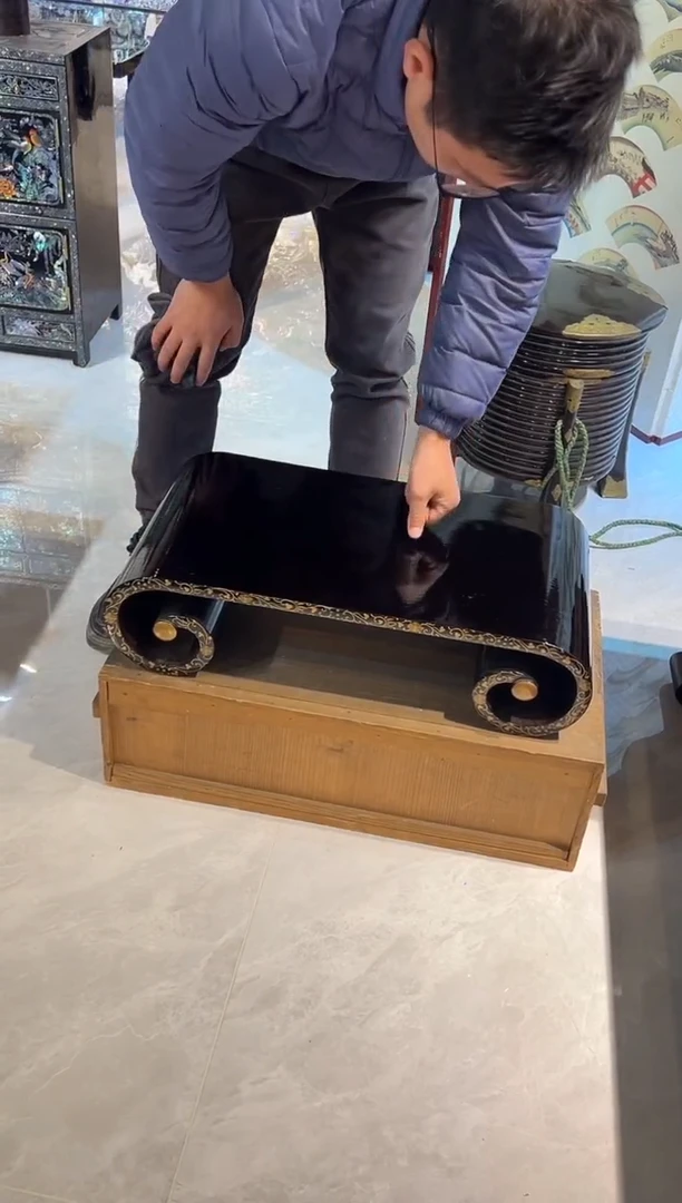 金莳绘 金犁地底 卷几（微瑕）