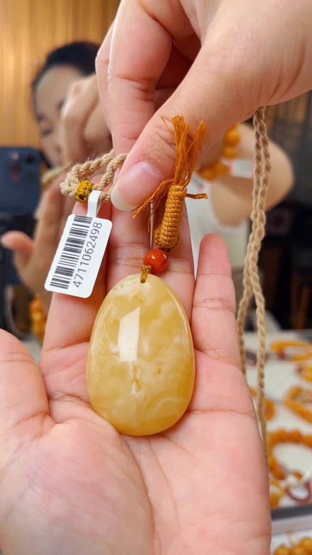 手串蜜蜡未镶嵌水滴