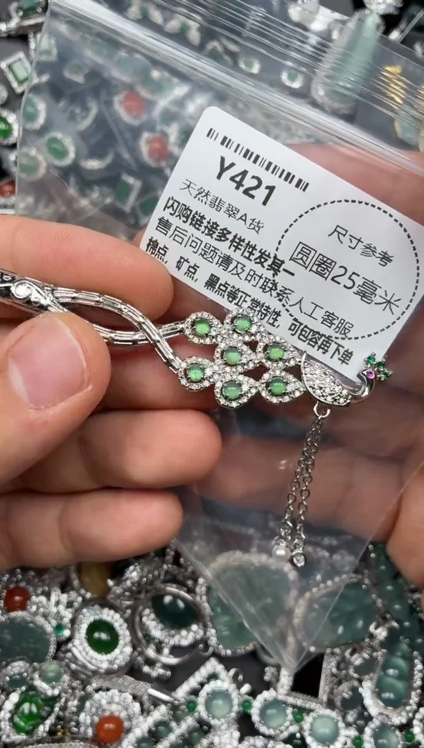 颈饰未镶嵌翡翠Y421发簪