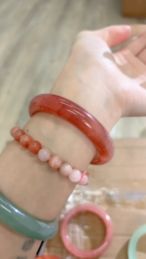 未镶嵌手镯石英质玉66-54HO