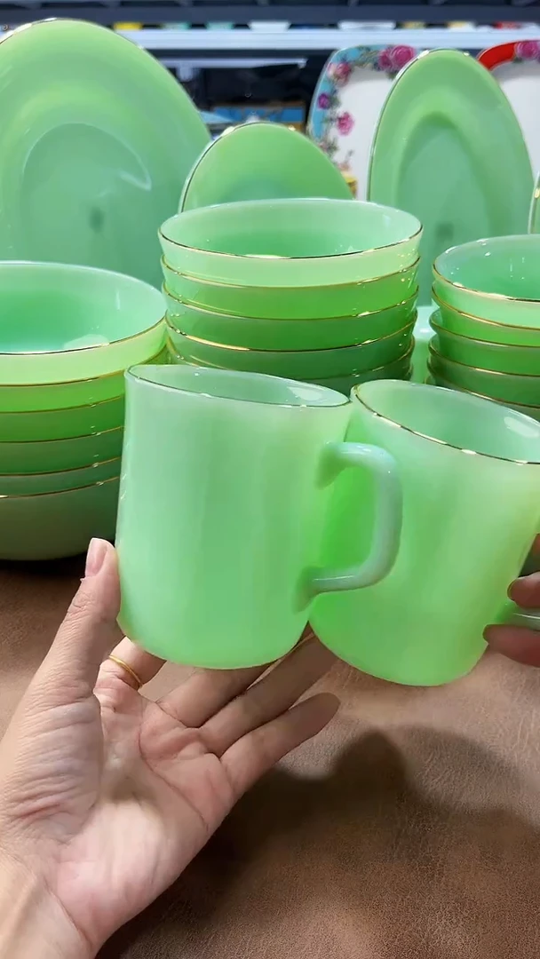 玉瓷350cc玉瓷茶杯水杯2只景德镇