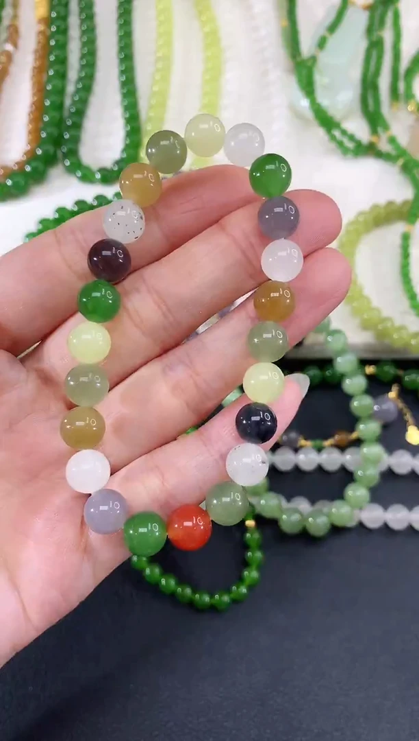 未镶嵌手串和田玉32|880多样性发其一