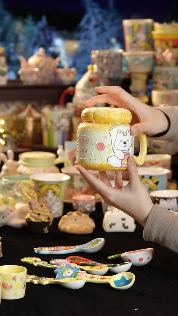 其他陶景德镇釉下彩手绘设计师款陶瓷