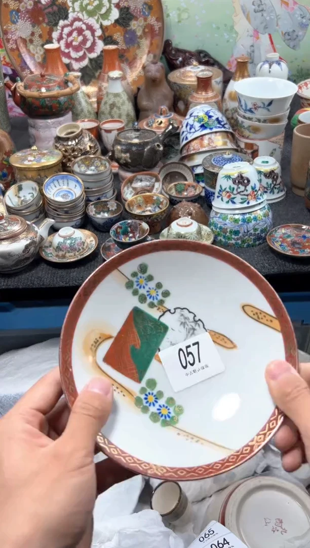 瓷片夏目海外回流瓷器中古品。