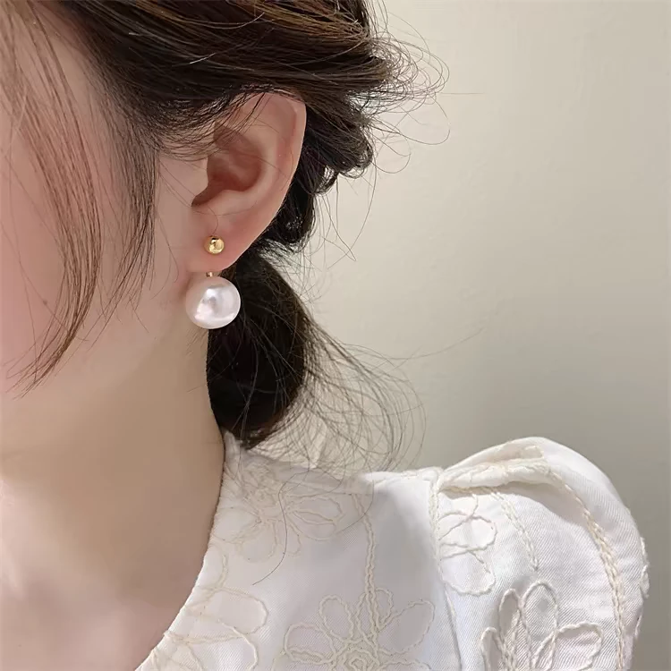 铜合金仿珍珠耳饰 市场走播下单链接火火火