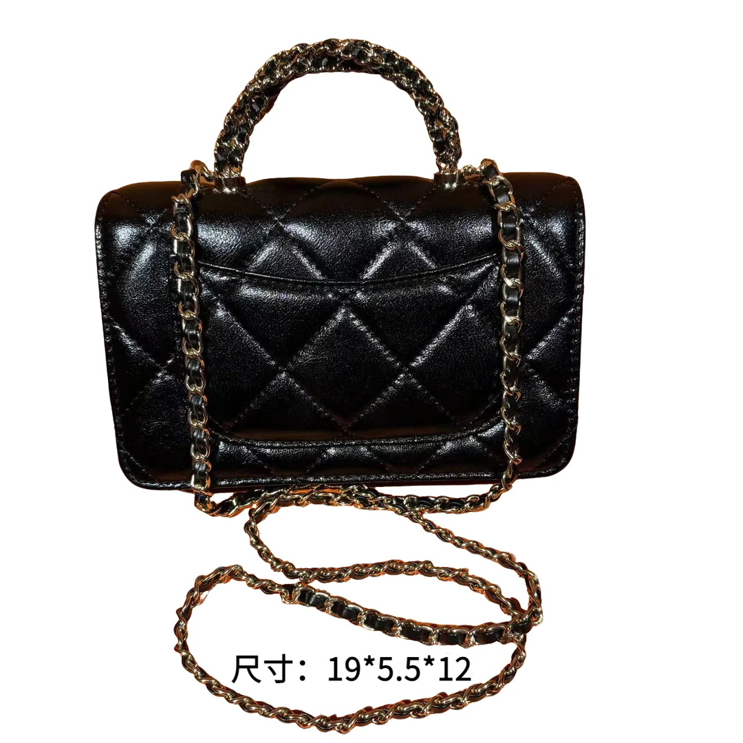 OUSHE欧奢A1—黑色高级手工女包