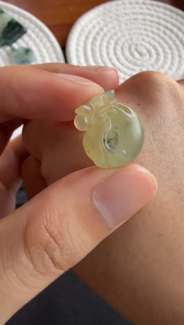 未镶嵌定制翡翠钱袋