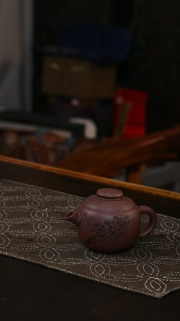 【闪购商品】紫砂茶壶地槽清抱香100cc