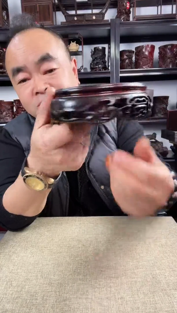 木老李红木工艺品785瑕疵