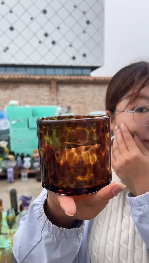 花瓶客厅餐桌插花装饰好物蜡杯直筒的一只